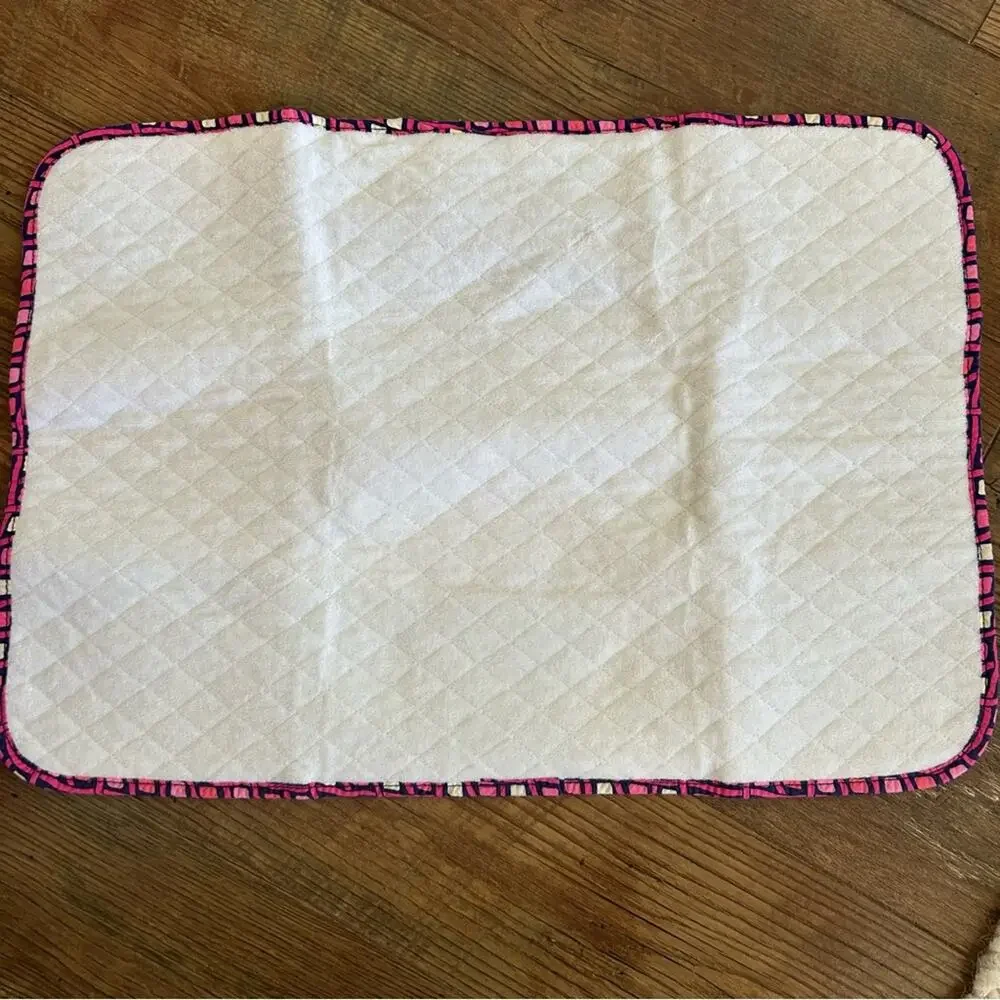 Vera Bradley Stroll Around Baby Bag Katalina Pink Diamonds Pattern